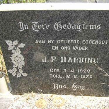 HARDING J.P. 1923-1970