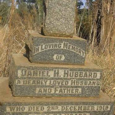 HUBBARD Daniel H. -1919