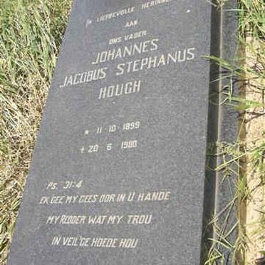HOUGH Johannes Jacobus Stephanus 1899-1980