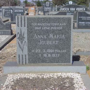 JOUBERT Anna Maria nee MULLER 1881-1977