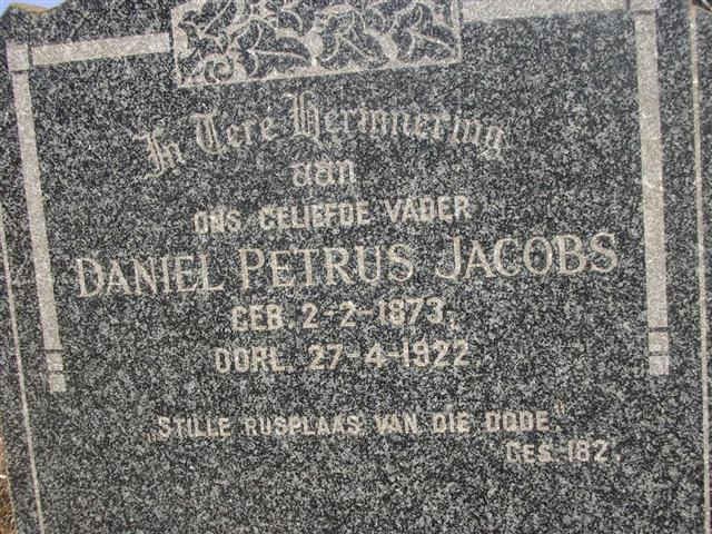 JACOBS Daniel Petrus 1873-1922