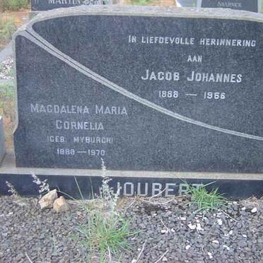 JOUBERT Jacob Johannes 1888-1966 &amp; Magdalena Maria Cornelia MYBURGH 1888-1970
