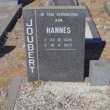 JOUBERT Hannes 1920-1977