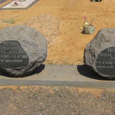 JOYNT Petrus Johannes Uys 1927-1980 &amp; Hester Anna SCHOEMAN 1930-