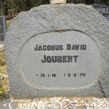 JOUBERT Jacobus David 1916-1976