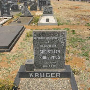 KRUGER Christiaan Phillippus 1905-1999