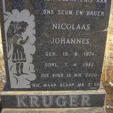 KRUGER Nicolaas Johannes 1974-1982