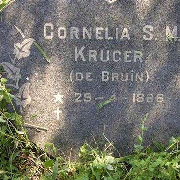 KRUGER Cornelia S.M. nee DE BRUIN 1896-1981