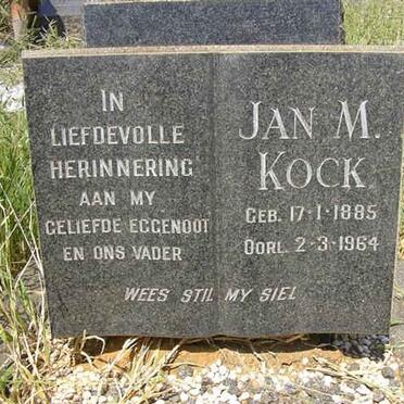 KOCK Jan M. 1885-1964