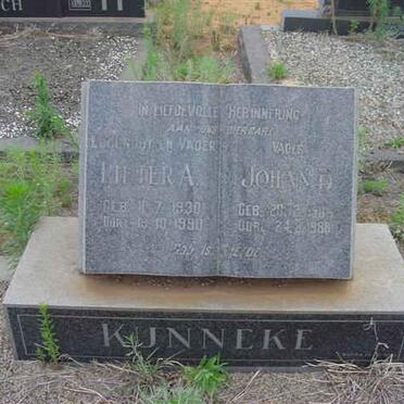 KUNNEKE Johan D. 1904-1988 :: KUNNEKE Pieter A. 1930-1990