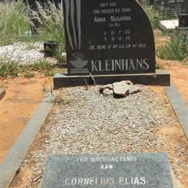 KLEINHANS Anna Susanna nee DE RU 1923-1979 :: KLEINHANS Cornelius Elias 1948-1994