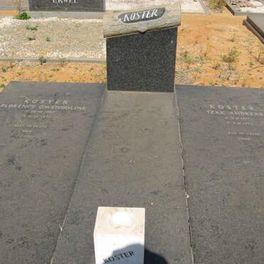 KOSTER Izak Andreas 1917-1994 &amp; Florence Gwendoline 1922-1979