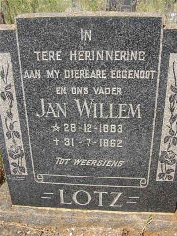 LOTZ Jan Willem 1883-1962