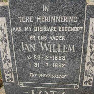 LOTZ Jan Willem 1883-1962