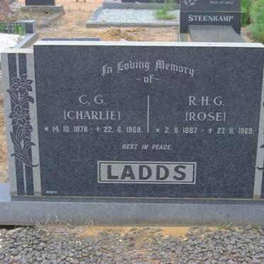 LADDS C.G. 1878-1968 &amp; R.H. 1887-1969
