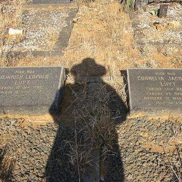 LUYT Heinrich Leopold 1882-19?0 &amp; Cornelia Jacomina VAN ROOYEN 1884-1962