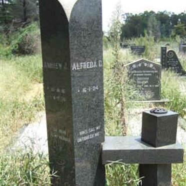 LOURENS Andrew J. 1916-1976 &amp; Alfreda C. 1924-