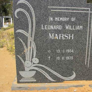 MARSH Leonard William 1904-1975