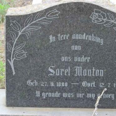 MOUTON Sarel 1888-1972