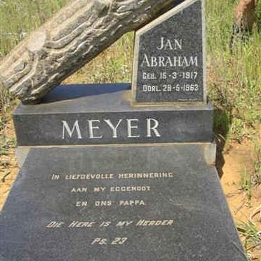 MEYER Jan Abraham 1917-1963