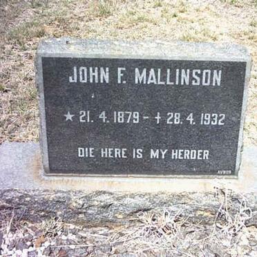 MALLINSON John F. 1879-1932