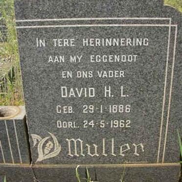 MULLER David H.L. 1886-1962
