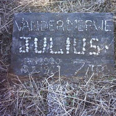 MERWE Julius, van der 1920-1927