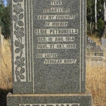 MEIRING Elsie Petronella 1914-1950