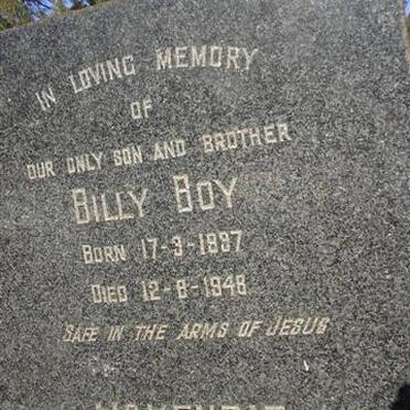 McKENZIE Billy Boy 1897-1948