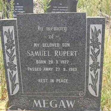MEGAW Samuel Rupert 1927-1969