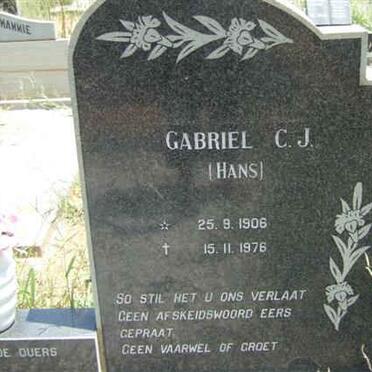MYBURGH Gabriel C.J. 1906-1976
