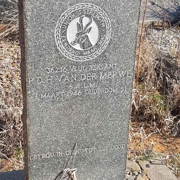 MERWE P.D.H., van der -1946