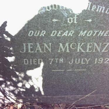 McKENZIE Jean -1929