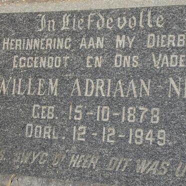 NEL Willem Adriaan 1878-1949