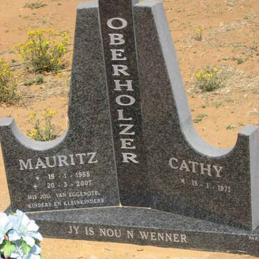 OBERHOLZER Mauritz 1955-2007 &amp; Cathy 1971-