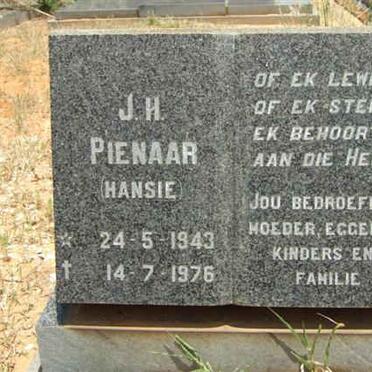 PIENAAR J.H. 1943-1946