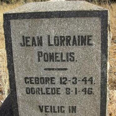 PONELIS Jean Lorraine 1944-1946
