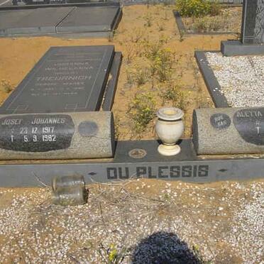 PLESSIS Josef Johannes, du 1917-1982 &amp; Aletta Catharina 1924-1985