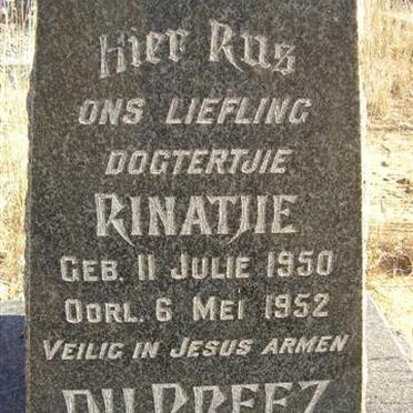 PREEZ Rinatjie, du 1950-1952