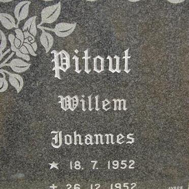 PITOUT Willem Johannes 1952-1952