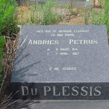 PLESSIS Andries Petrus, du 1941-1967