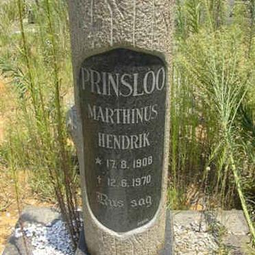 PRINSLOO Marthinus Hendrik 1908-1970
