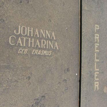 PRELLER Johanna Catharina nee ERASMUS