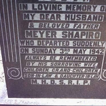 SHAPIRO Meyer -1942