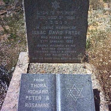 FRYDE Isaac David -1953
