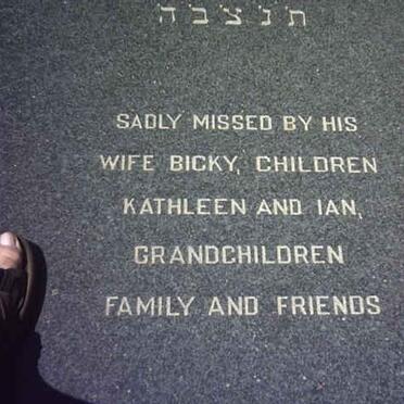 SHOCHET Sidney 1924-1999