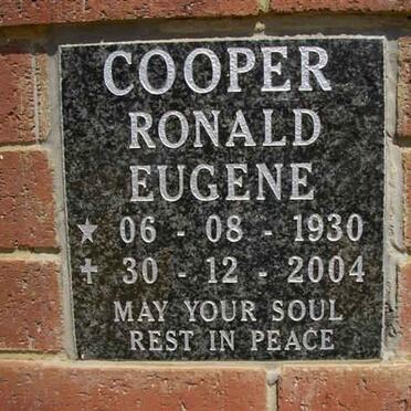 COOPER Ronald Eugene 1930-2004