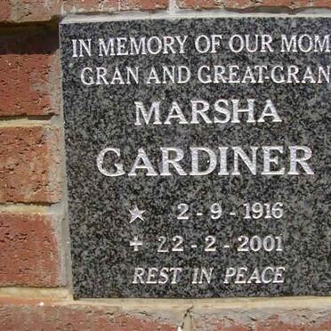 GARDINER Marsh 1916-2001