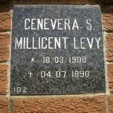 LEVY Genevera S. Millicent 1908-1990