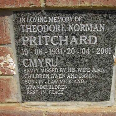 PRITCHARD Theodore Norman 1931-2001